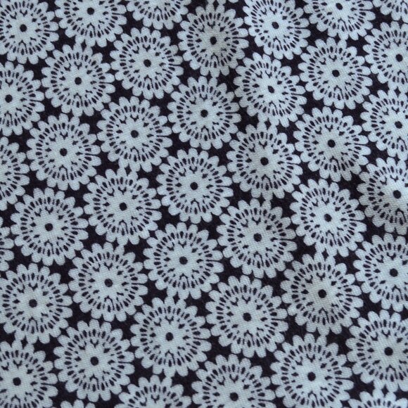 Boden Linen Blend Dress Floral Long Sleeve Pockets Tassel Tie Size 8R - Picture 8 of 14